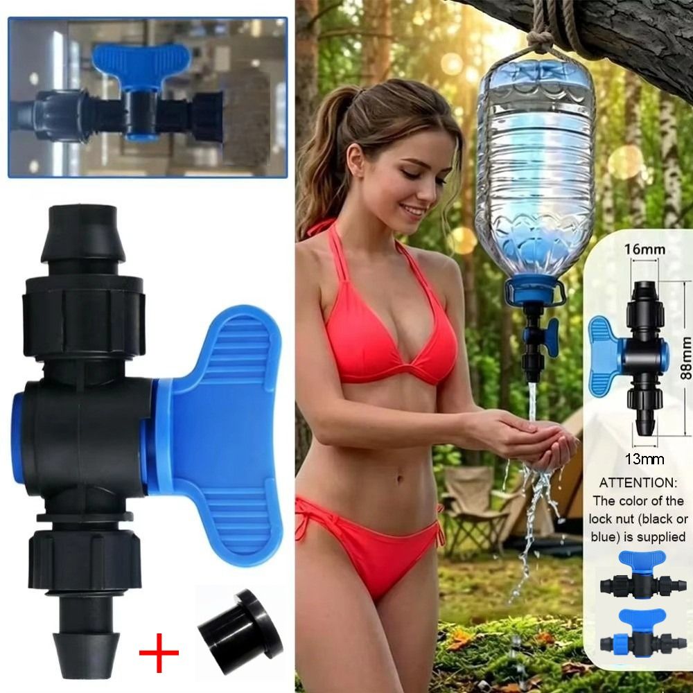 Irrigation Drip Tape - Aksesoris Perjalanan Katup Bypass Double-Lock 16mm