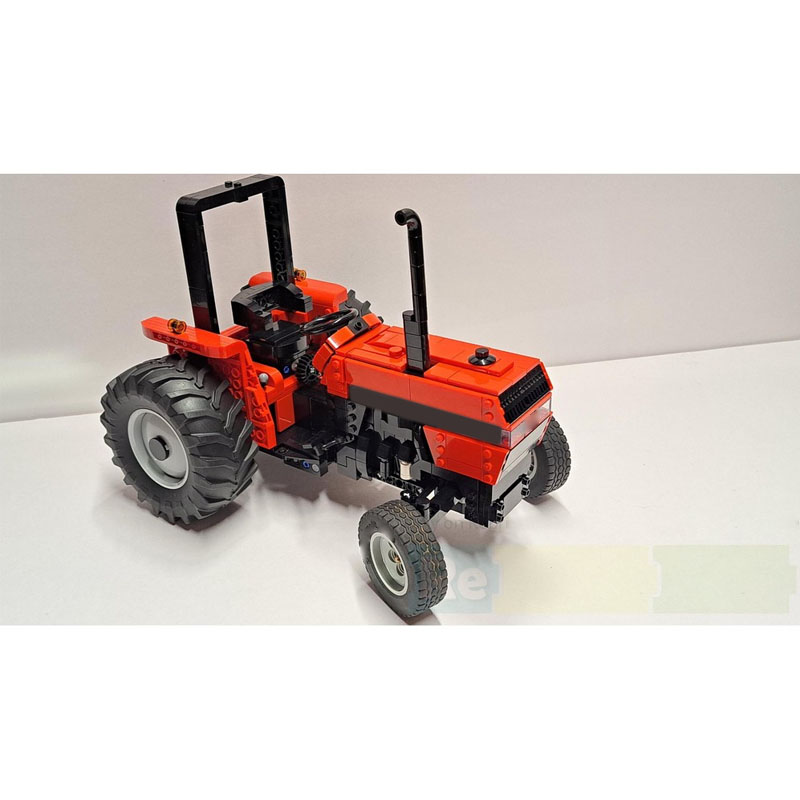 Farming Agriculture Model - MOC-202283 Model Blok Bangunan Traktor Retro