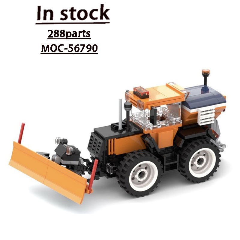 Urban Farming Agriculture - MOC-56790 Model Blok Bangunan Buldoser Retro