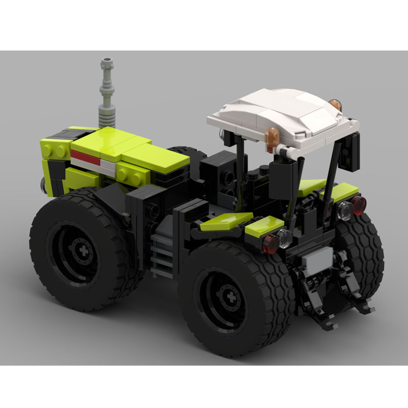 Farming Agriculture Model - MOC-196392 Model Blok Bangunan Traktor Pertanian