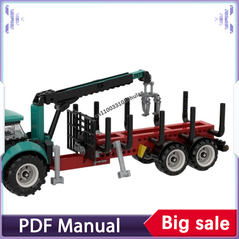Farming Agriculture Model - Set Bangunan MOC Traktor Kota, Model