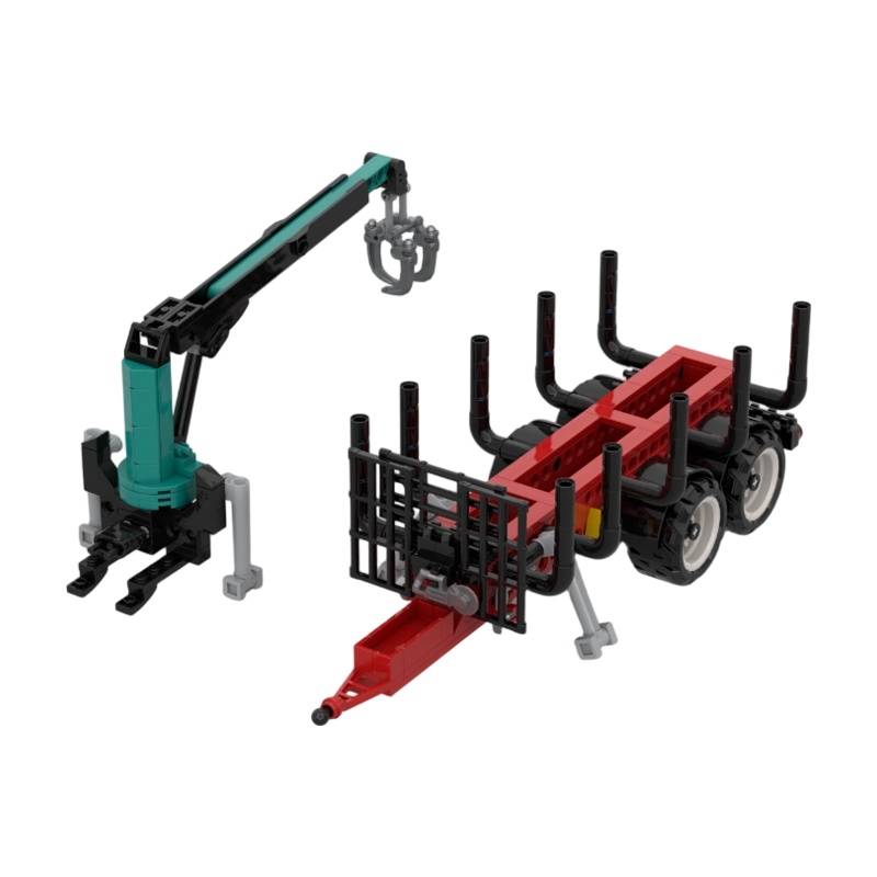 Agriculture Farming Vehicles - Blok Bangunan MOC Traktor Kota, Model