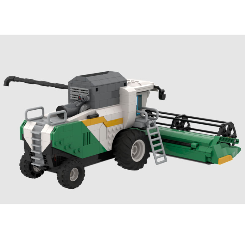 Farming Agriculture Model - MOC-188986 Model Blok Bangunan Mesin Panen