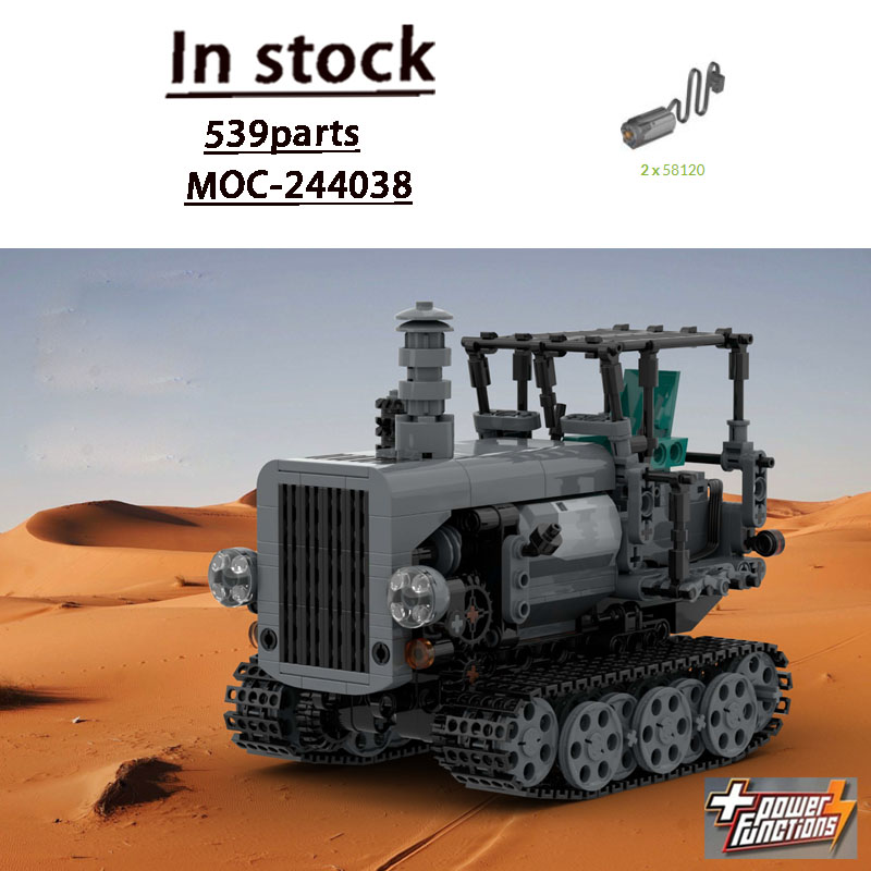 Urban Farming Agriculture - MOC-244038 Model Blok Bangunan Traktor Pertanian