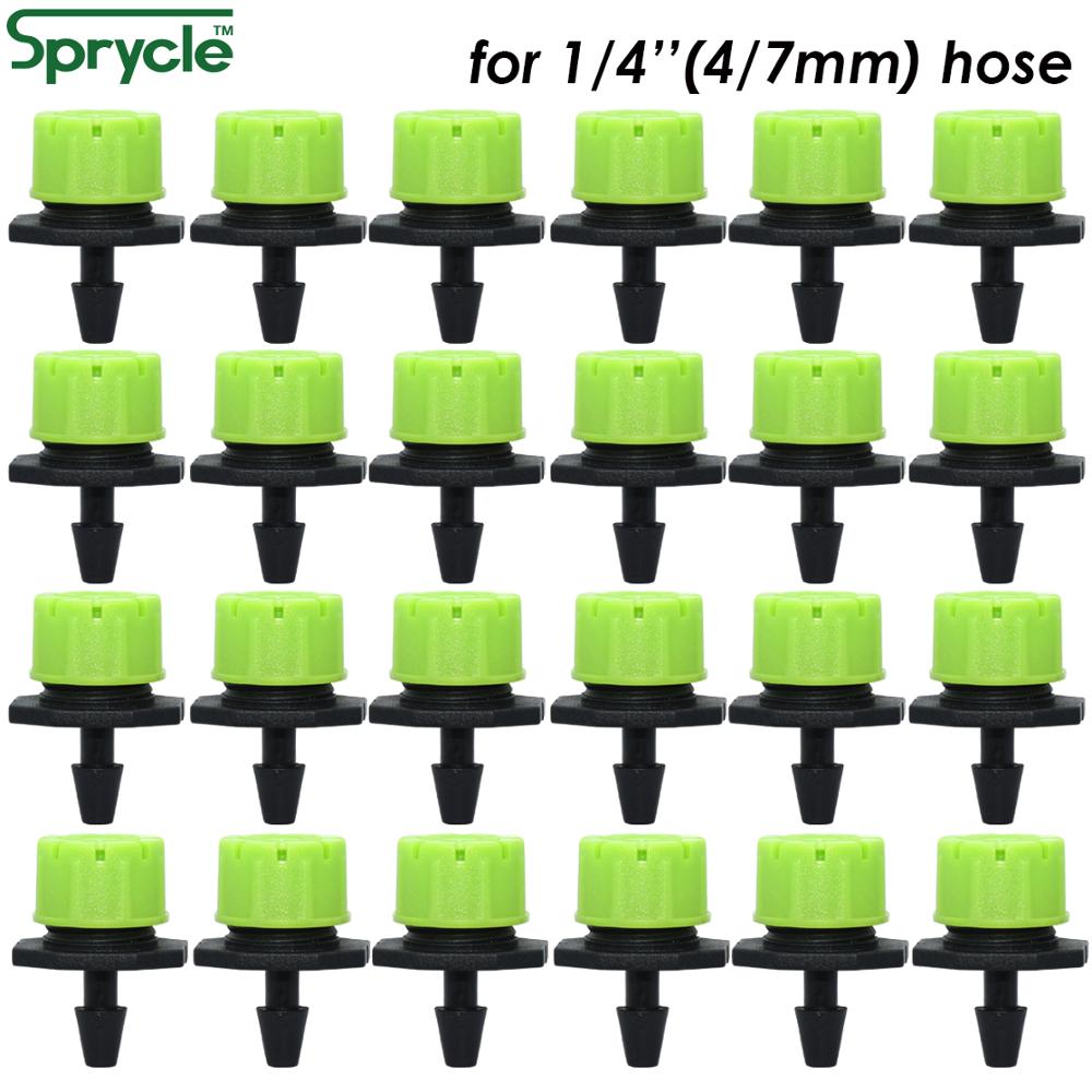 Irrigation Drip Tape - SPRYCLE 50-800PCS Hijau 1/4 Cm Adjustable