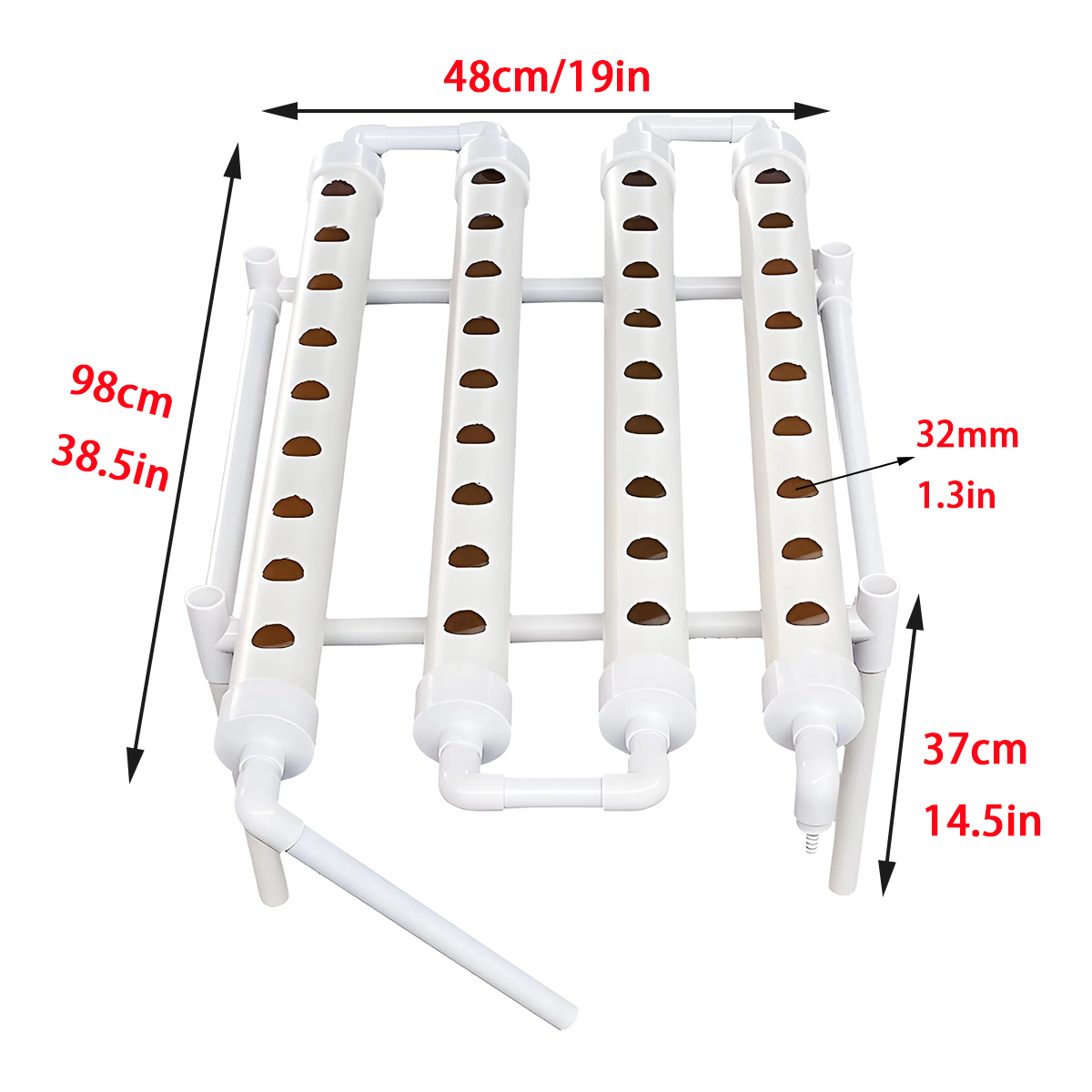 Hidroponik tumbuh sistem kit 3 - Hydroponic Nft Channel ulasan dan harga
