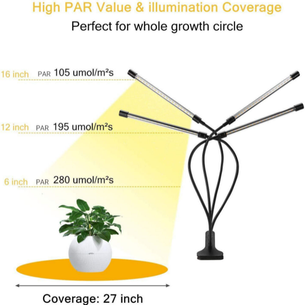 Lampu pertumbuhan tanaman LED  - Hydroponic Nft Channel ulasan dan harga