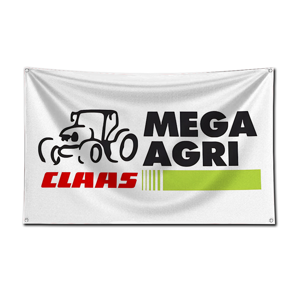 Bendera Traktor & Mesin Panen, - Farming Agriculture Logo ulasan dan harga