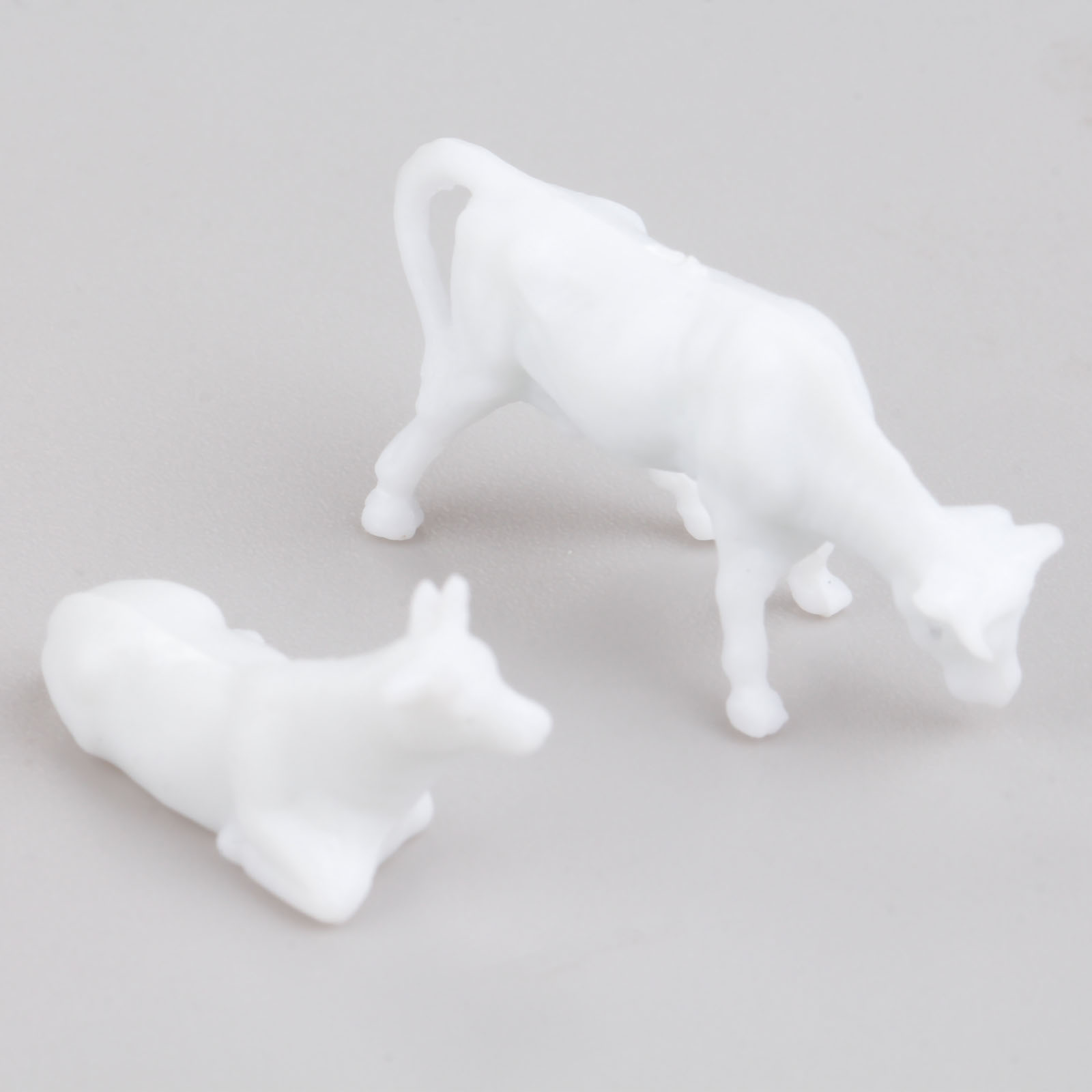 100 Buah Putih Model Sapi Skal - Farming Agriculture Model ulasan dan harga