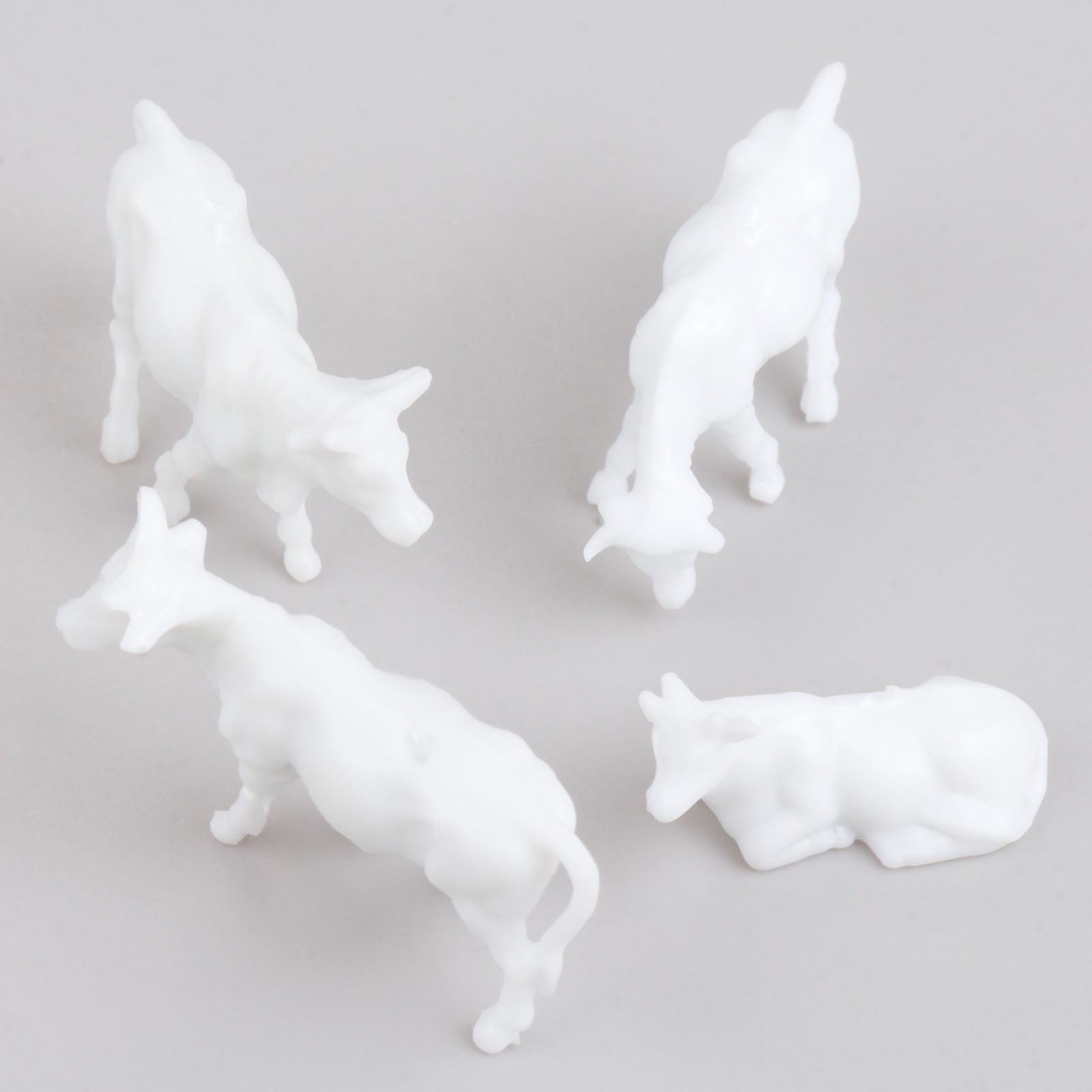 100 Buah Putih Model Sapi Skal - Farming Agriculture Model ulasan dan harga