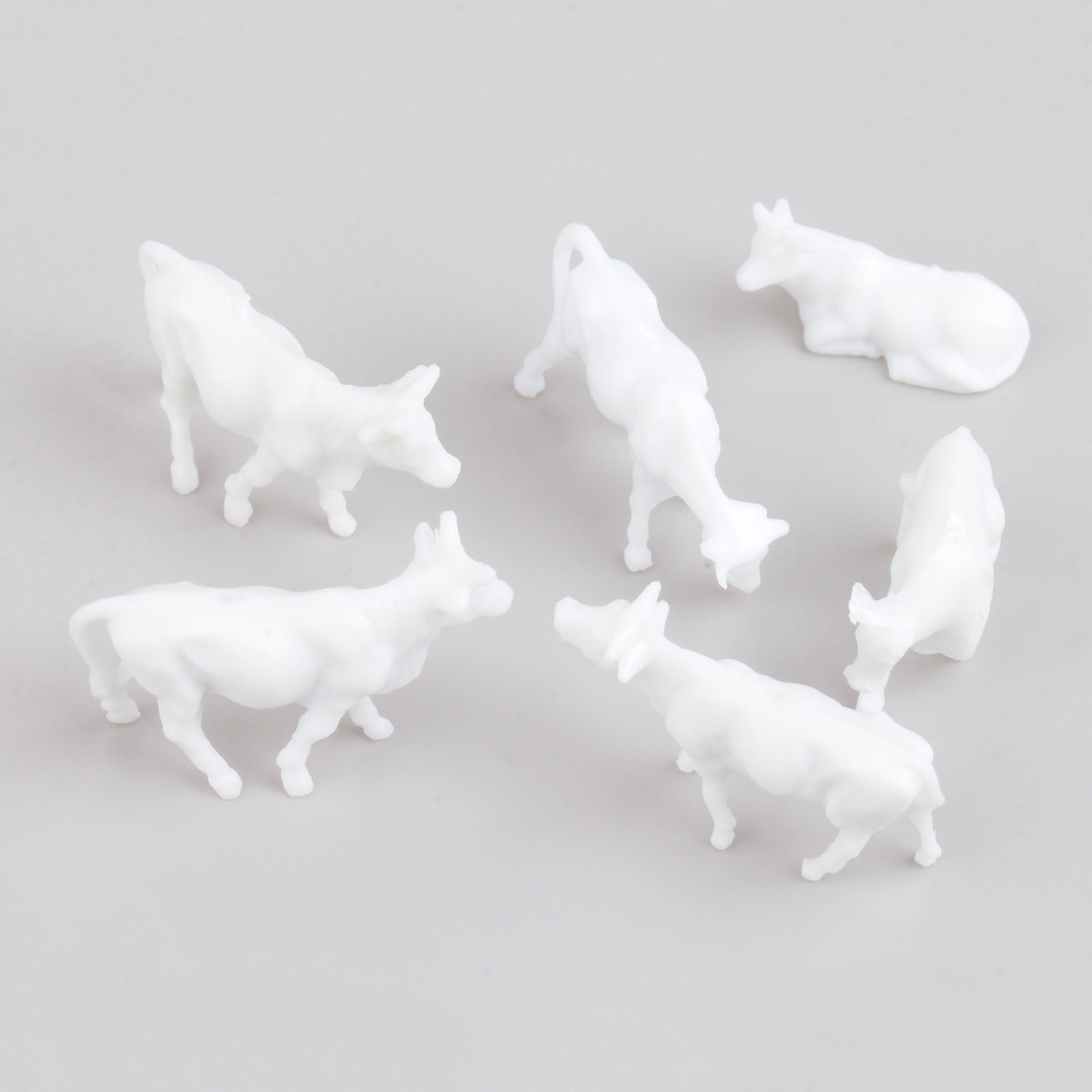 100 Buah Putih Model Sapi Skal - Farming Agriculture Model ulasan dan harga