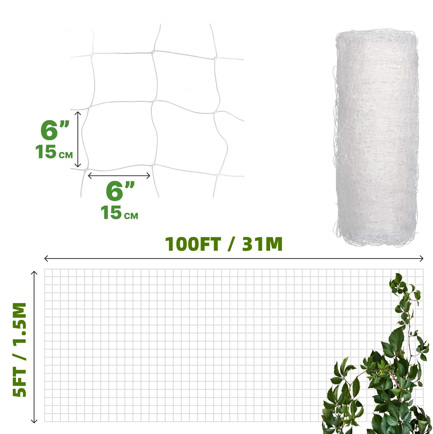 Jaring Teralis Plastik 4x100ft - Hydroponic Nft Channel ulasan dan harga