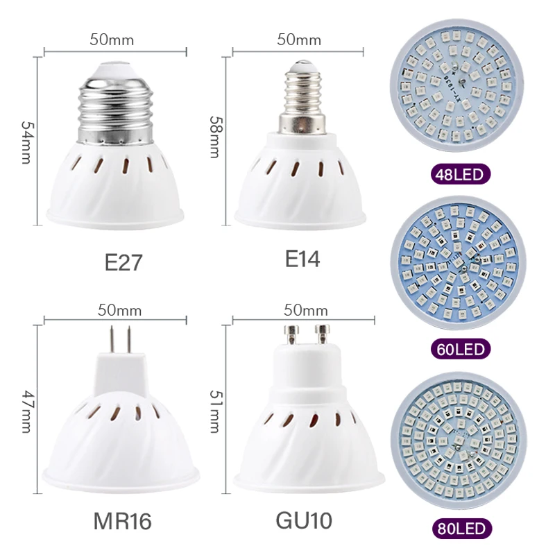 LED spektrum penuh lampu tumbu - Hydroponic Nft Channel ulasan dan harga